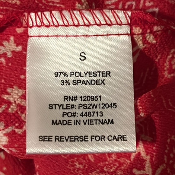 NWT Red halter blouse. - Picture 6 of 8